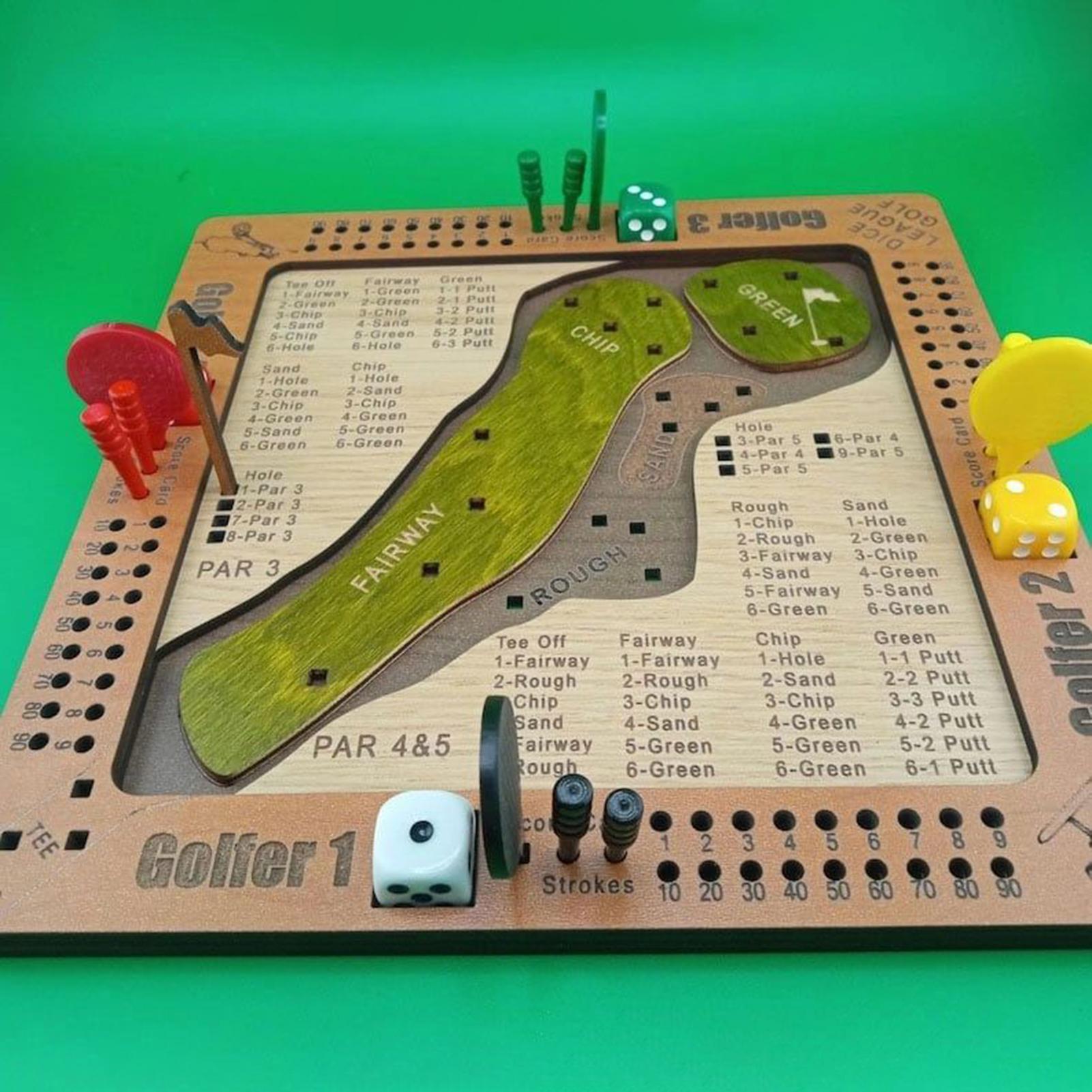 Party Games Console - Jogo de dados de golfe de
