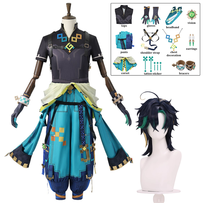 Party Games Kit - Kinich cosplay genshin impacto cosplay traje