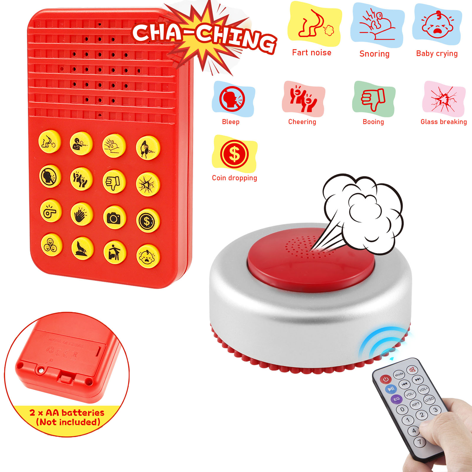 Party Games Adult Birthday - Máquina de Efeitos Sonoros Engraçados, Máquina