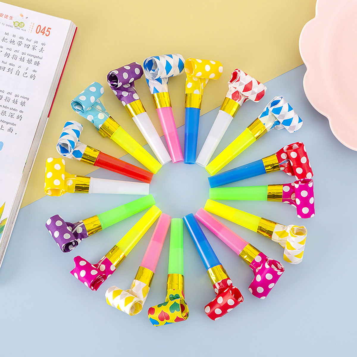 Party Games Adult Birthday - 30 pçs assobios coloridos brinquedo engraçado