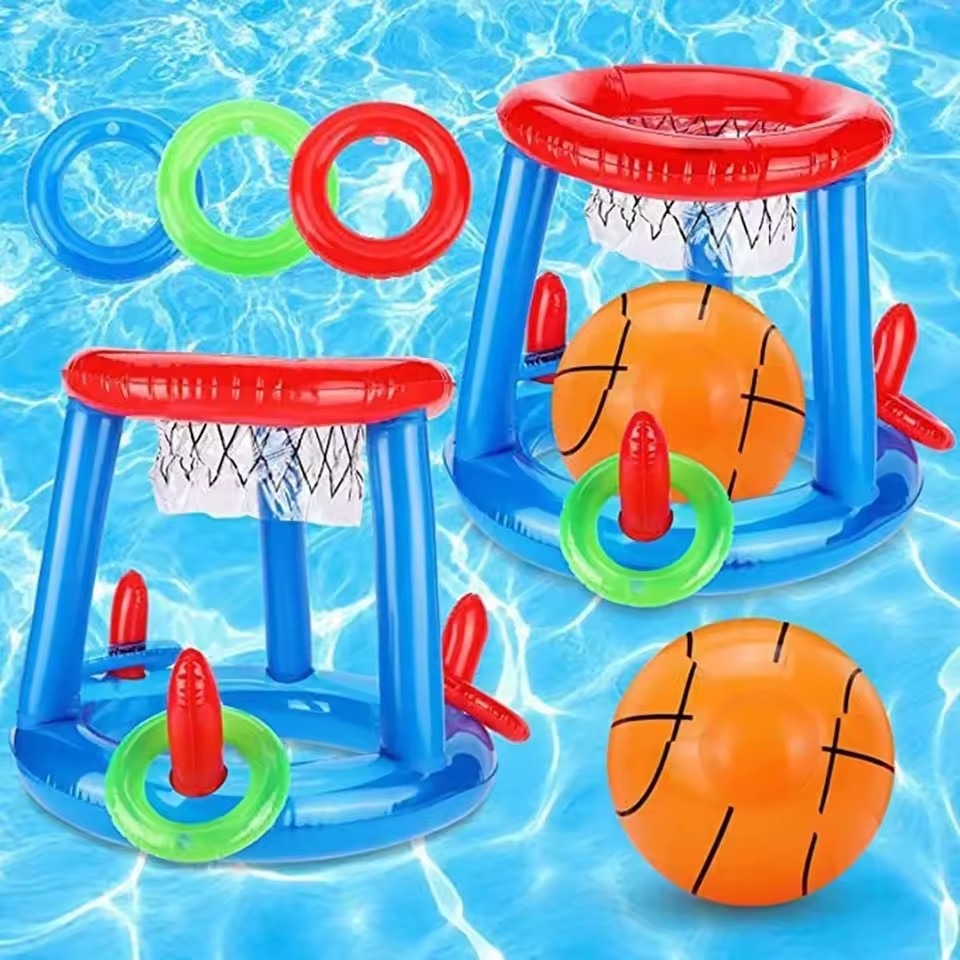 Ring Toss Outdoor - Jogo Inflável de Basquete e Arremesso