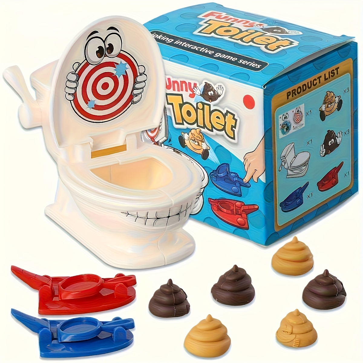 Party Games Console - Mini toalete anti estresse brinquedos duas