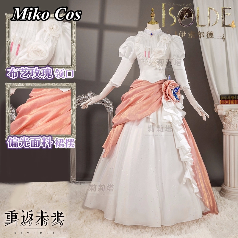 Party Games New - Isolde cosplay traje jogo reverso: 1999