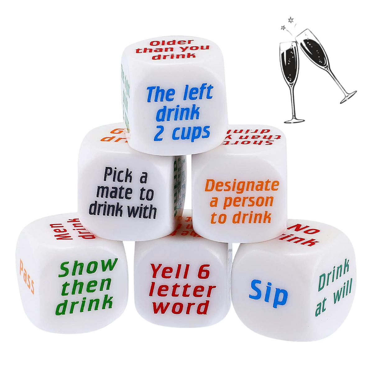Party Games Bachelorette - Conjunto de jogo de dados para