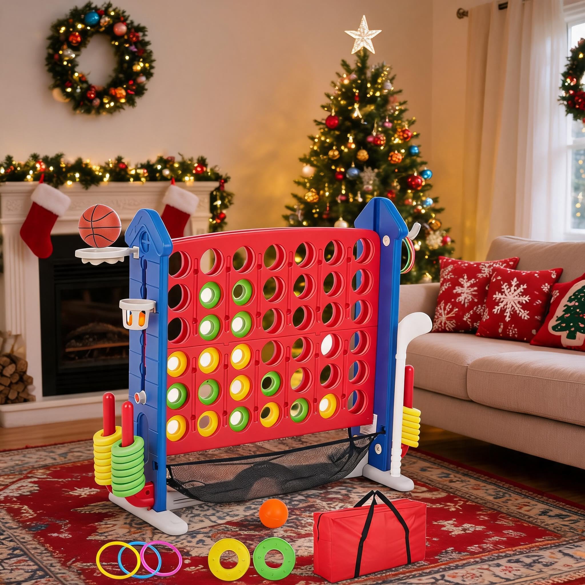 Ring Toss Outdoor - Conjunto de Jogo de Chão Gigante