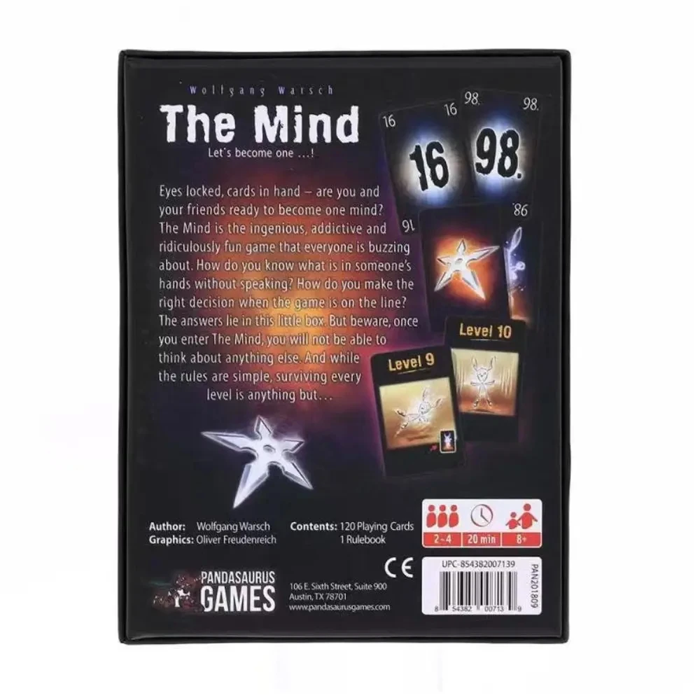 NOVO Jogo de Cartas The Mind,  - Party Games New avaliação e preço