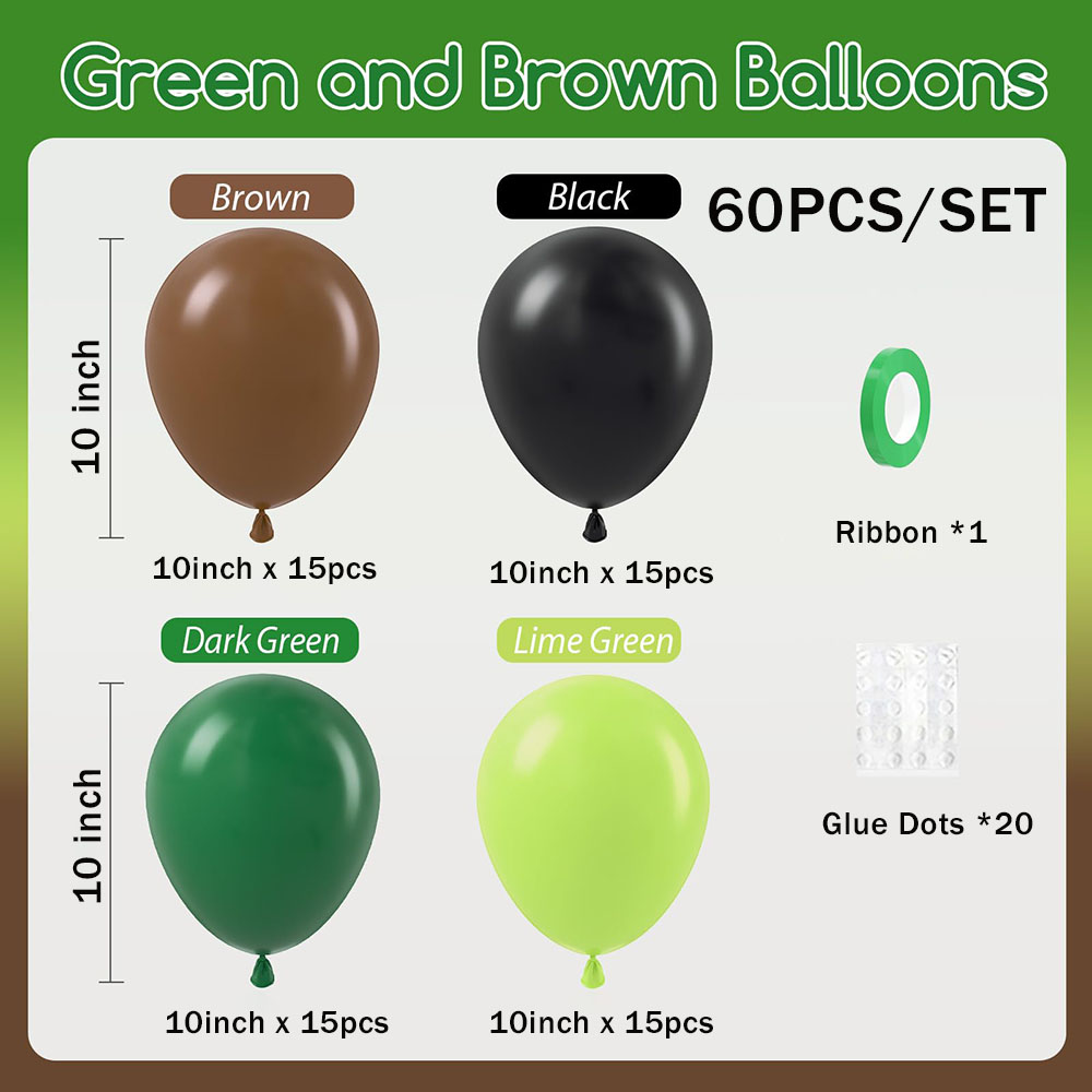 Kit de Arco de Balões Verde e  - Party Games Kit avaliação e preço