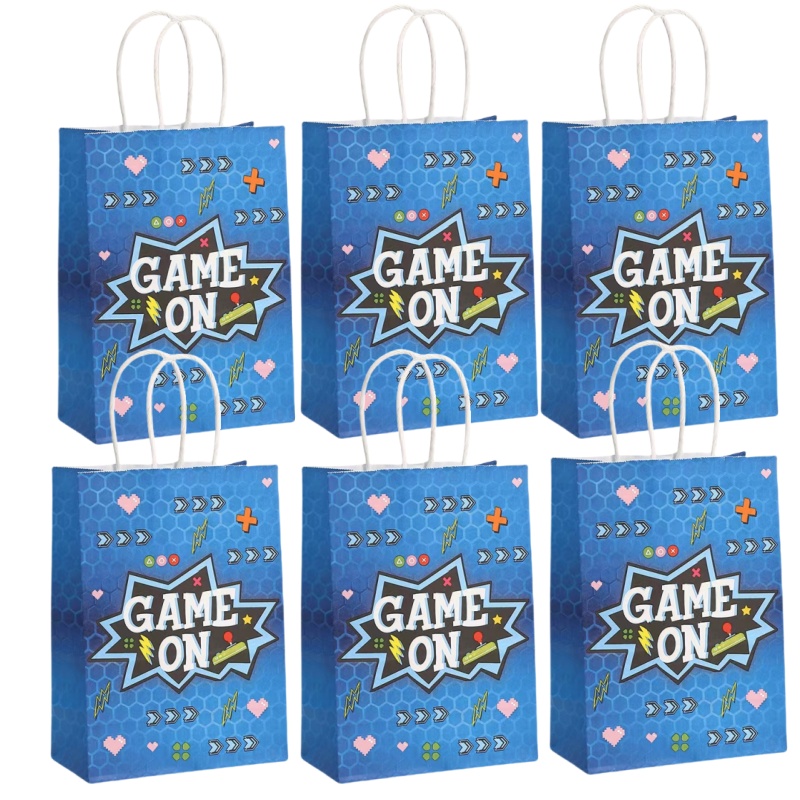 6/24 pçs videogame em tema sac - Party Games Adult Birthday avaliação e preço
