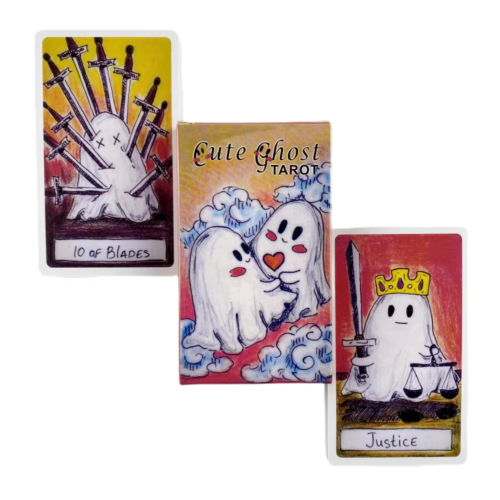 Baralho de tarô fantasma fofo, - Party Games Adult Birthday avaliação e preço