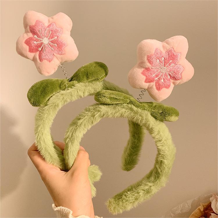 Cute Plush Flower Hair Hoop pa - Ring Toss Outdoor avaliação e preço