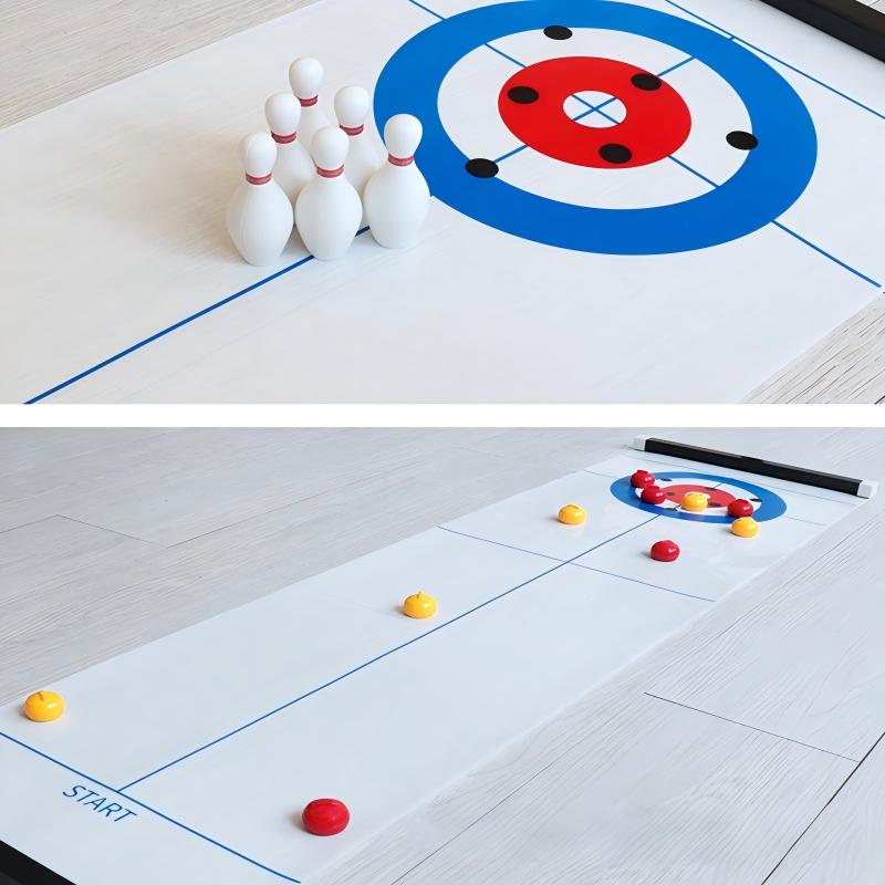 Novo Jogo de Mesa Mini Curling - Party Games Console avaliação e preço