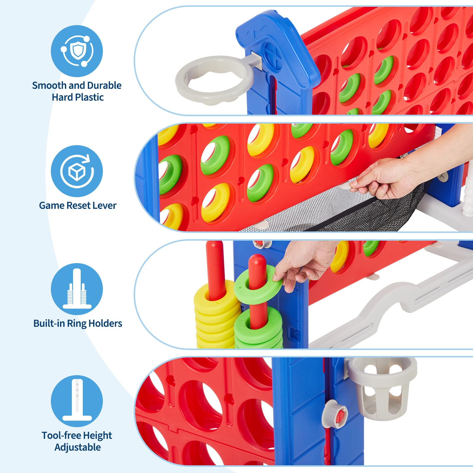 Conjunto de Jogo de Chão Gigan - Ring Toss Outdoor avaliação e preço