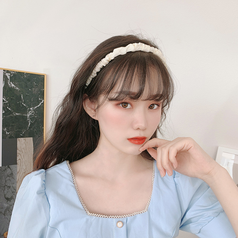 1.4cm cetim plissado headbands - Ring Toss Outdoor avaliação e preço