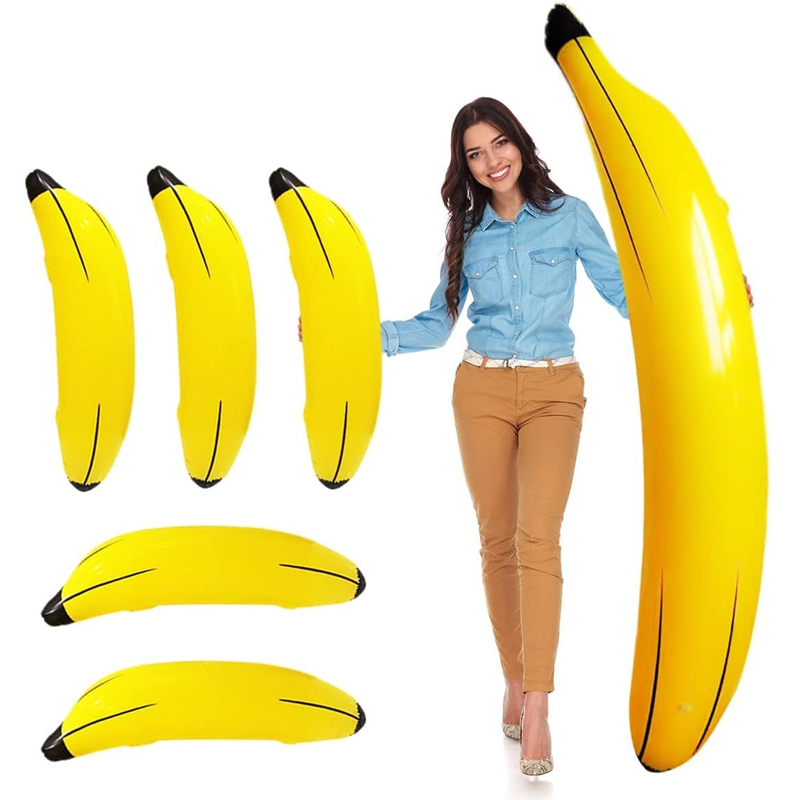 1pc inflável banana 60cm/180cm - Party Games Bachelorette avaliação e preço